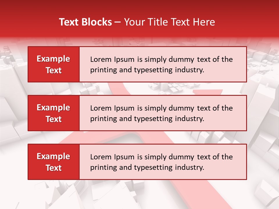Direction Direct Streets PowerPoint Template