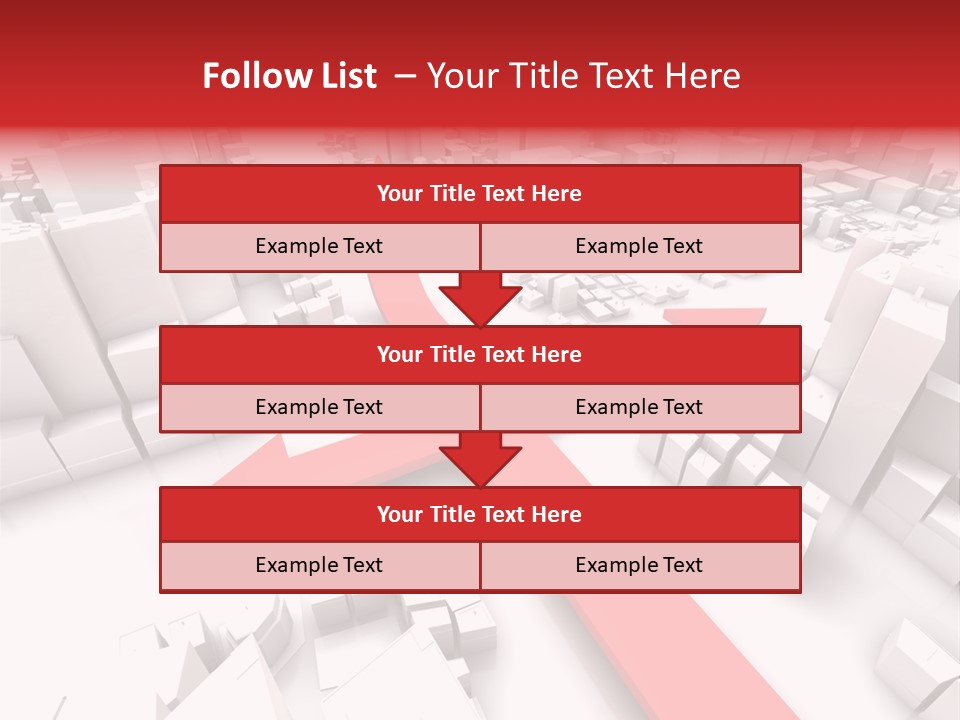 Direction Direct Streets PowerPoint Template