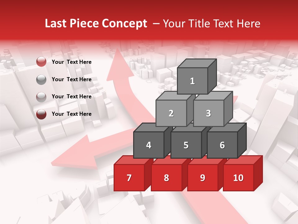 Direction Direct Streets PowerPoint Template