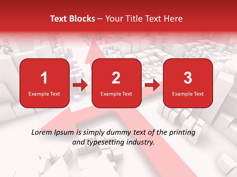 Direction Direct Streets PowerPoint Template