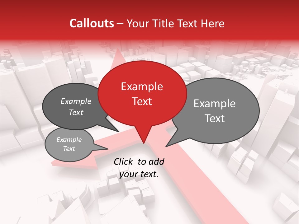 Direction Direct Streets PowerPoint Template