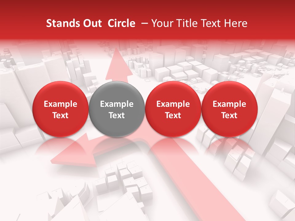 Direction Direct Streets PowerPoint Template