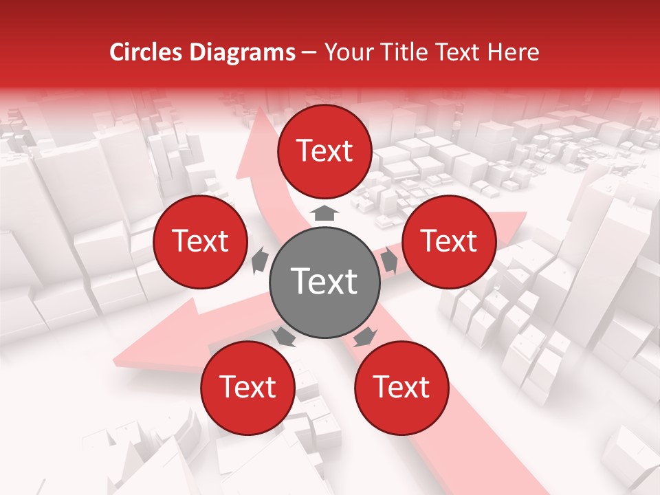 Direction Direct Streets PowerPoint Template