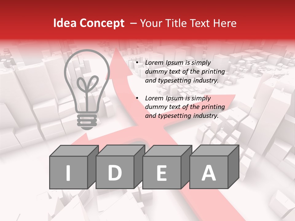 Direction Direct Streets PowerPoint Template