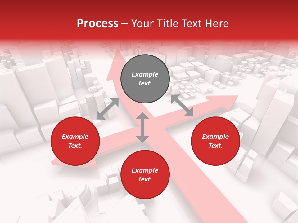 Direction Direct Streets PowerPoint Template