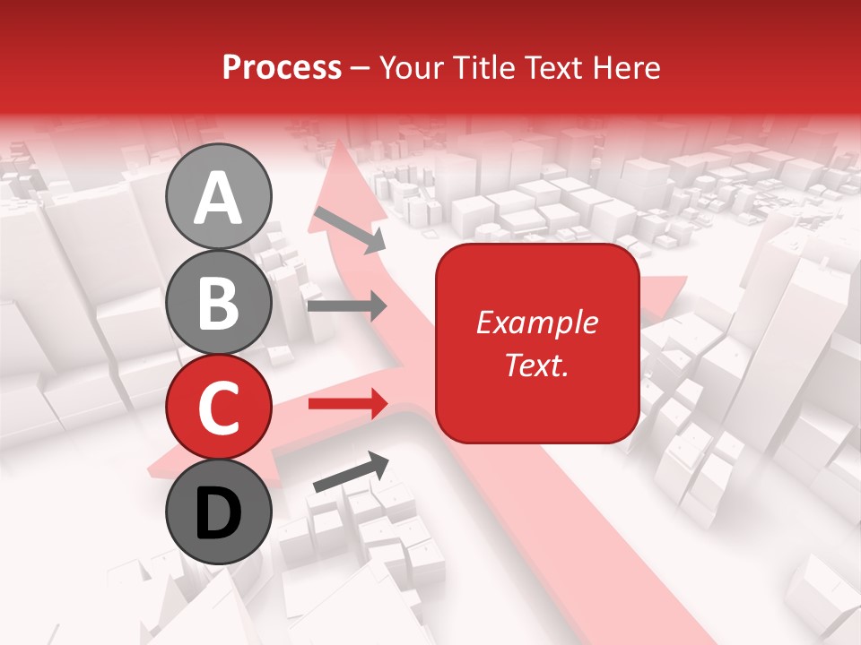 Direction Direct Streets PowerPoint Template