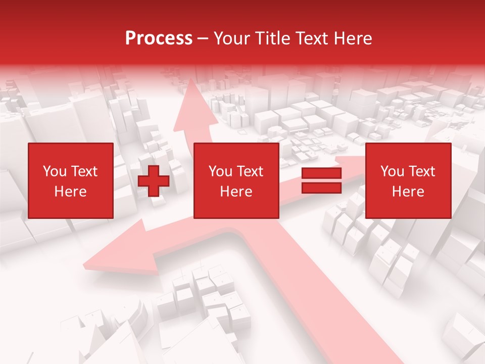 Direction Direct Streets PowerPoint Template