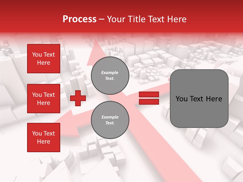 Direction Direct Streets PowerPoint Template