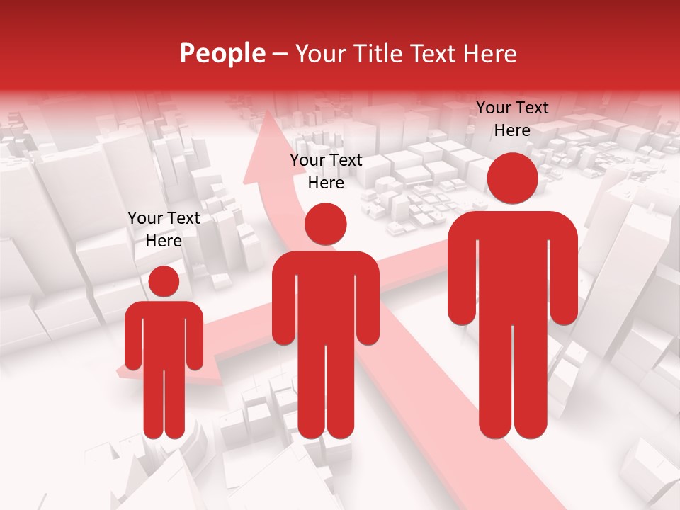 Direction Direct Streets PowerPoint Template