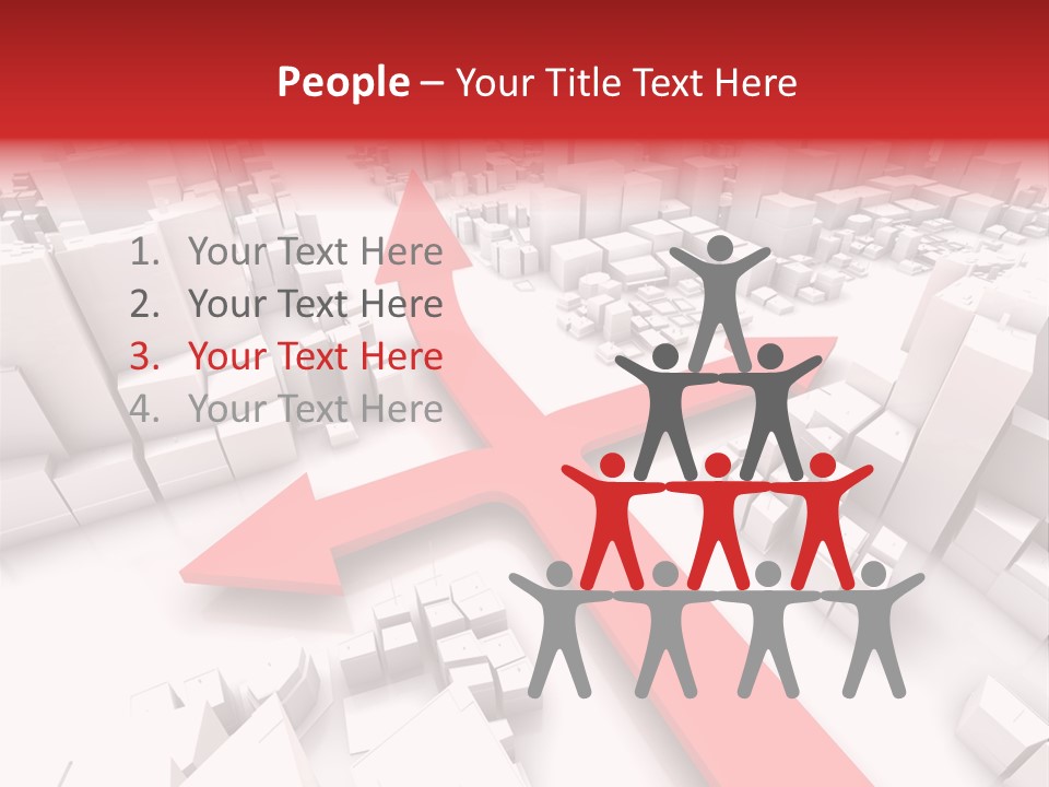 Direction Direct Streets PowerPoint Template