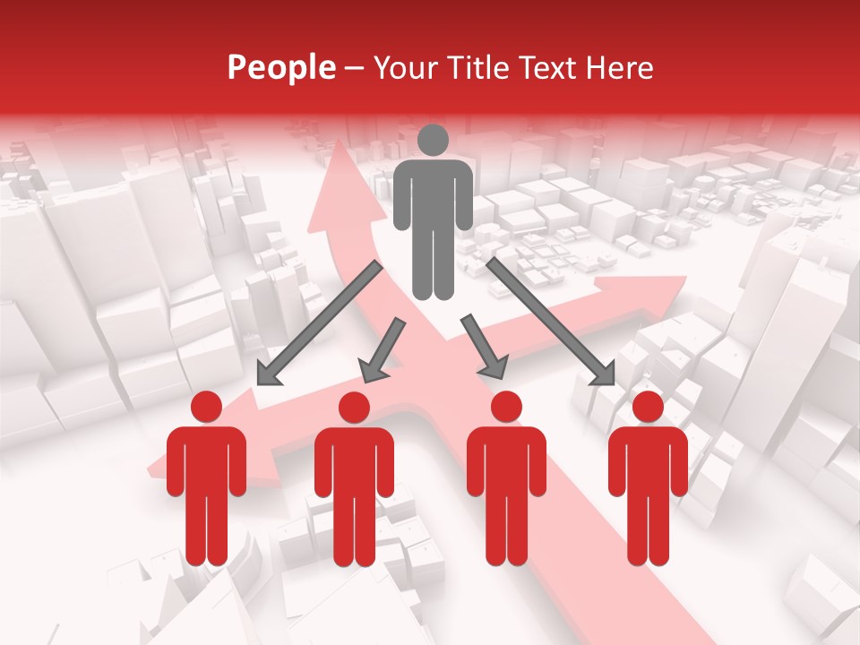 Direction Direct Streets PowerPoint Template