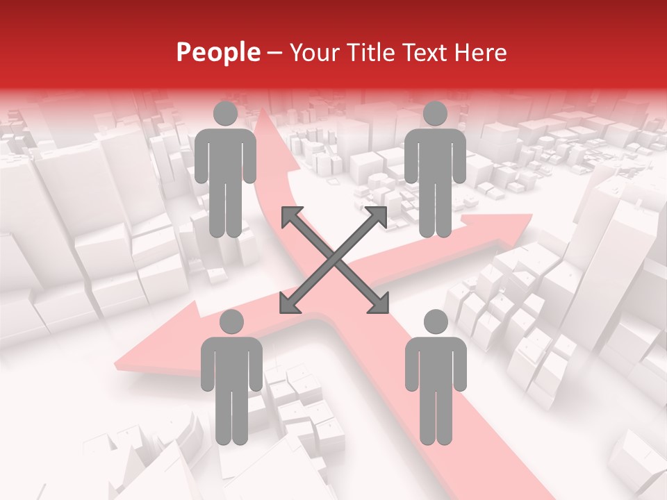 Direction Direct Streets PowerPoint Template