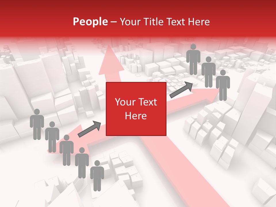 Direction Direct Streets PowerPoint Template