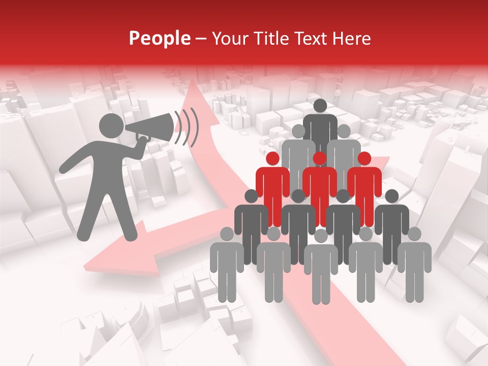 Direction Direct Streets PowerPoint Template