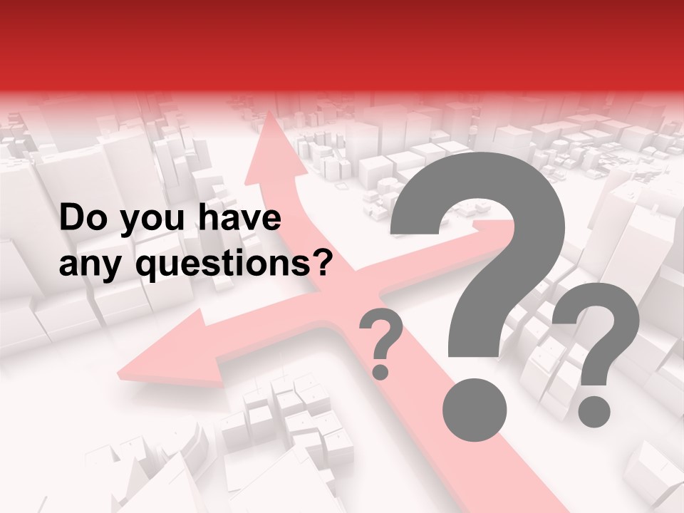 Direction Direct Streets PowerPoint Template