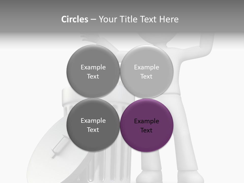 Ecology Container Grey PowerPoint Template