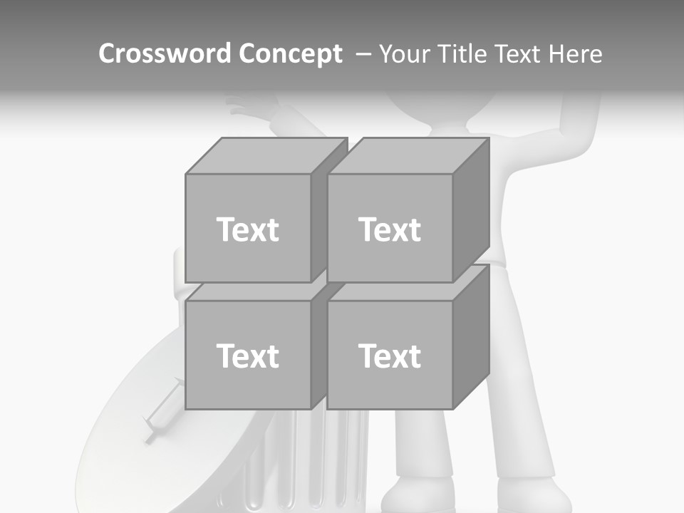 Ecology Container Grey PowerPoint Template
