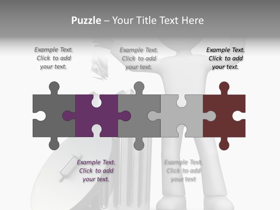 Ecology Container Grey PowerPoint Template