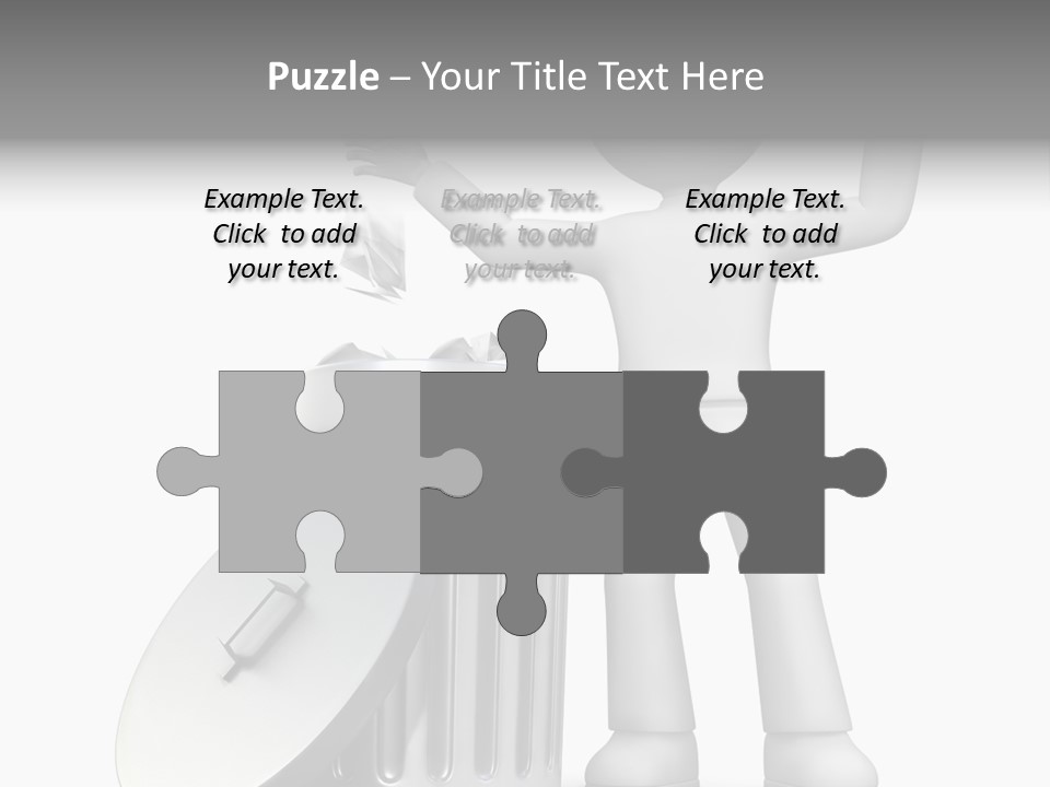 Ecology Container Grey PowerPoint Template