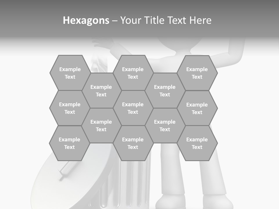 Ecology Container Grey PowerPoint Template