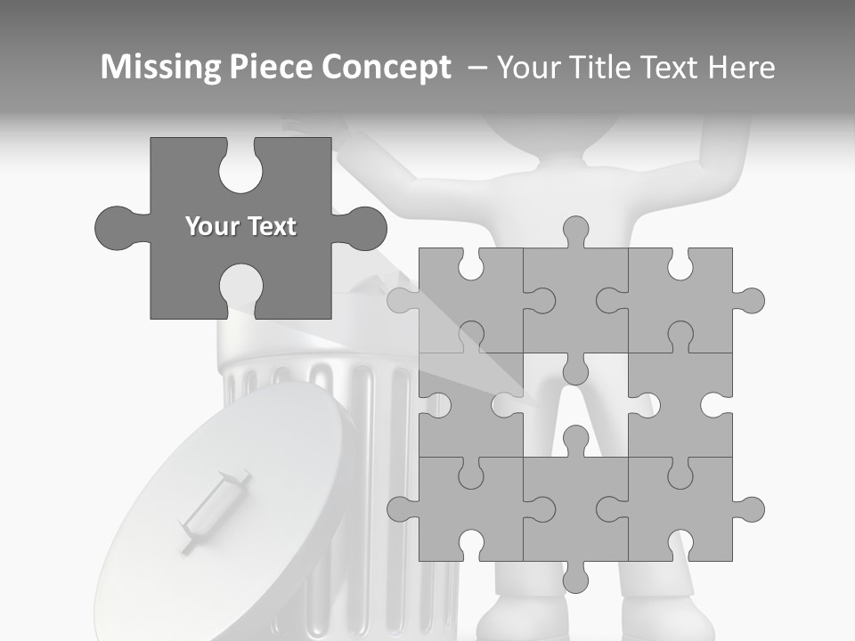 Ecology Container Grey PowerPoint Template