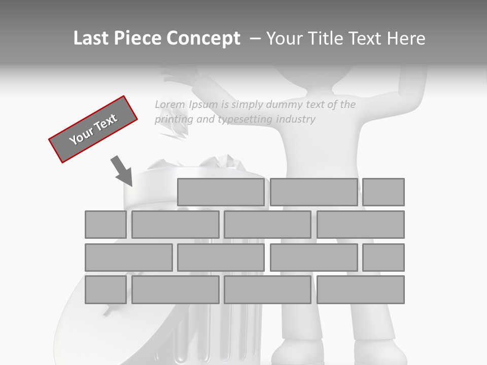 Ecology Container Grey PowerPoint Template
