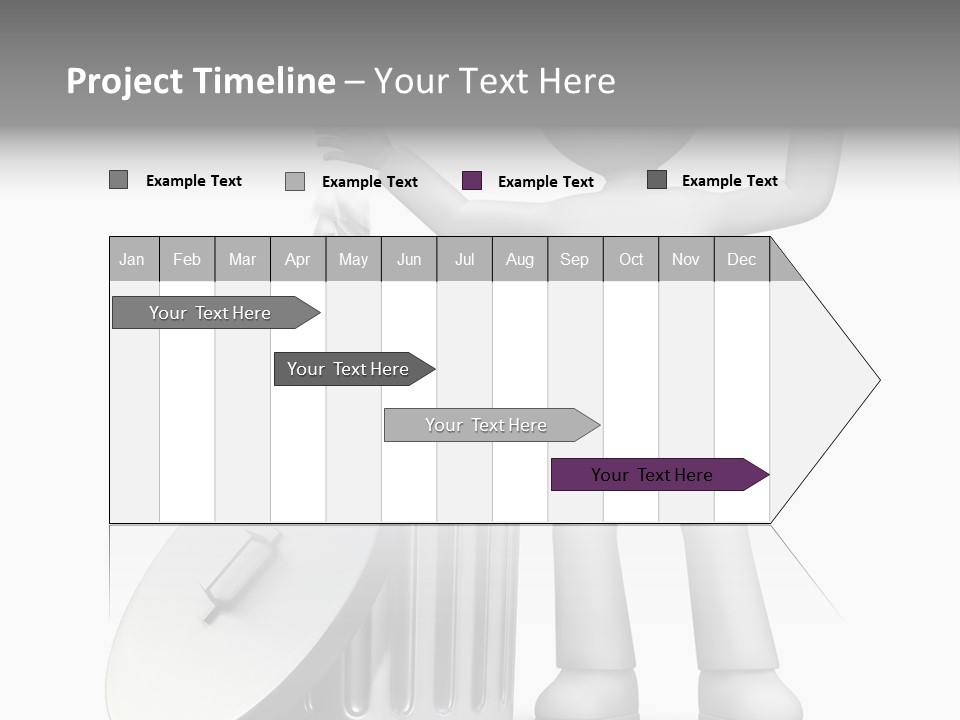 Ecology Container Grey PowerPoint Template