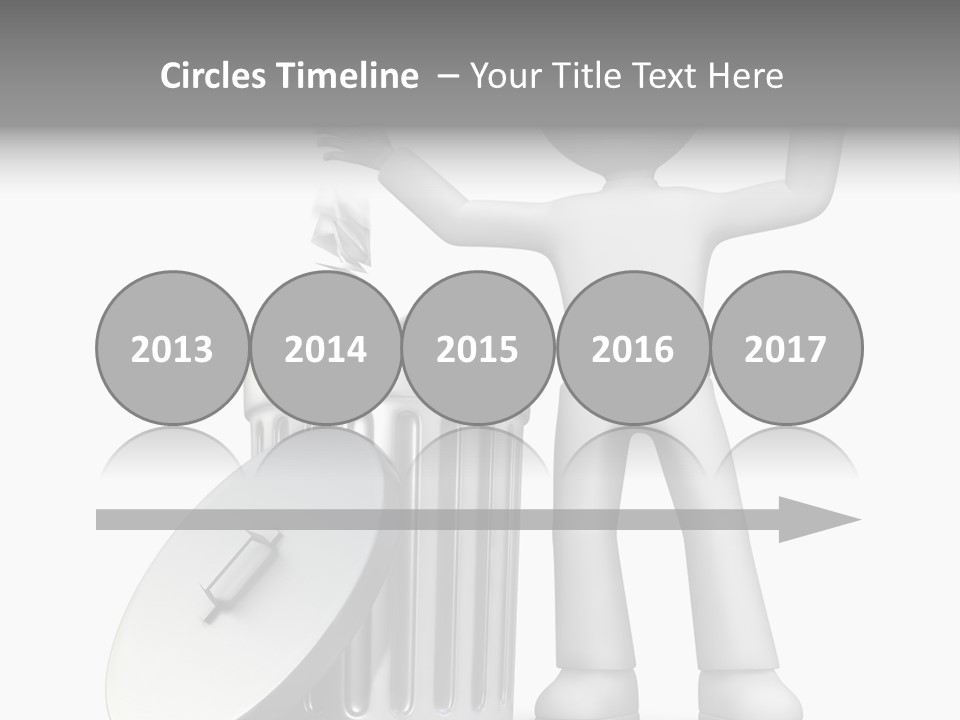 Ecology Container Grey PowerPoint Template