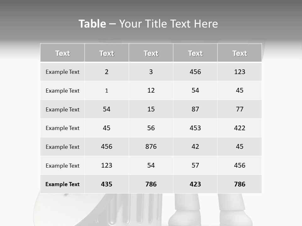 Ecology Container Grey PowerPoint Template