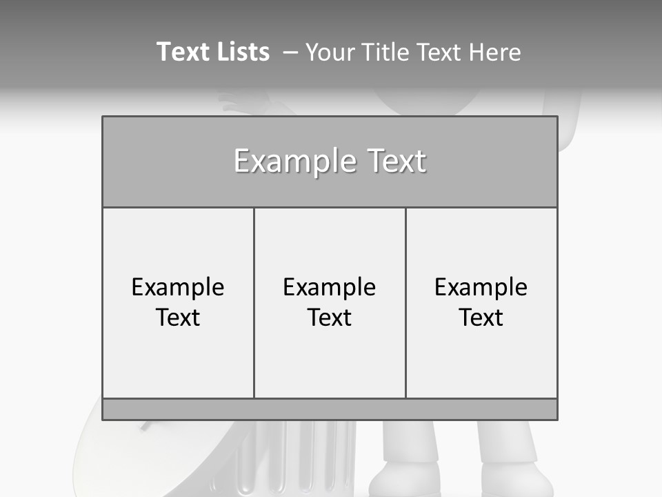 Ecology Container Grey PowerPoint Template
