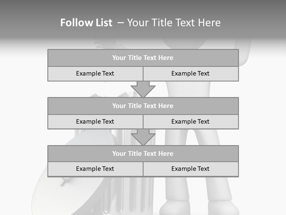 Ecology Container Grey PowerPoint Template