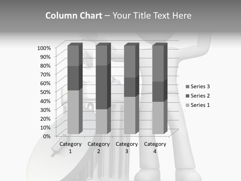 Ecology Container Grey PowerPoint Template