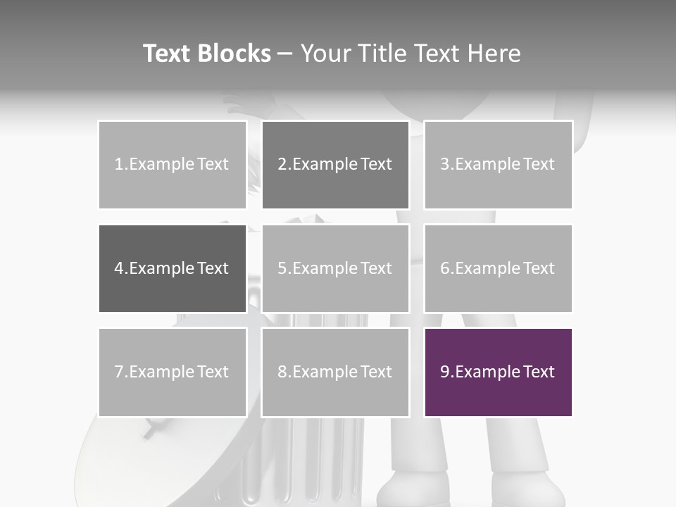 Ecology Container Grey PowerPoint Template