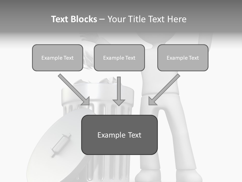 Ecology Container Grey PowerPoint Template