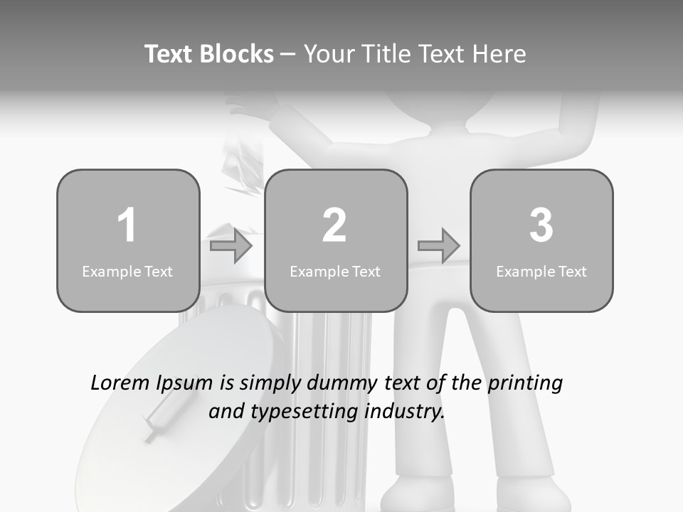 Ecology Container Grey PowerPoint Template