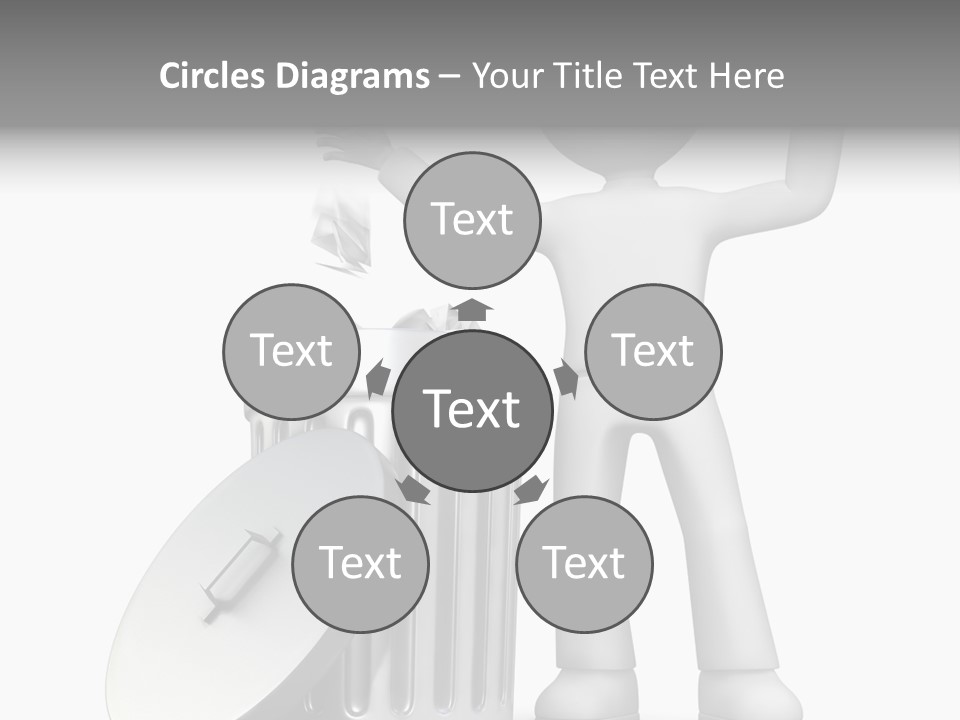 Ecology Container Grey PowerPoint Template