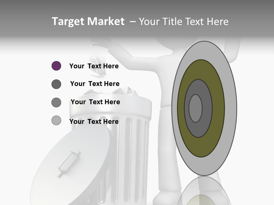 Ecology Container Grey PowerPoint Template