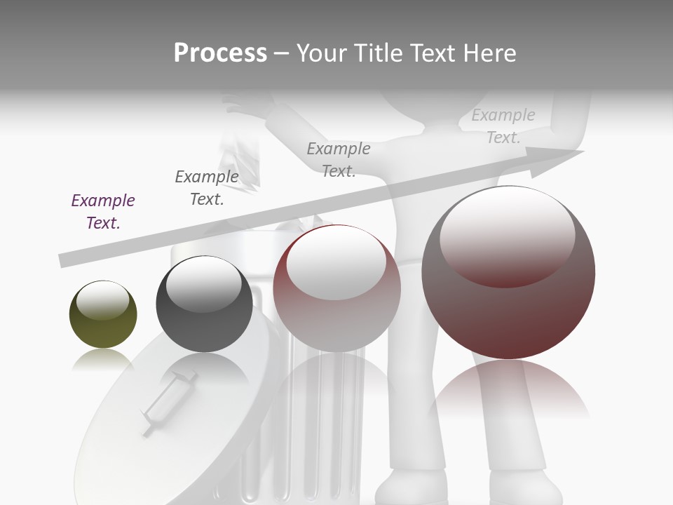 Ecology Container Grey PowerPoint Template