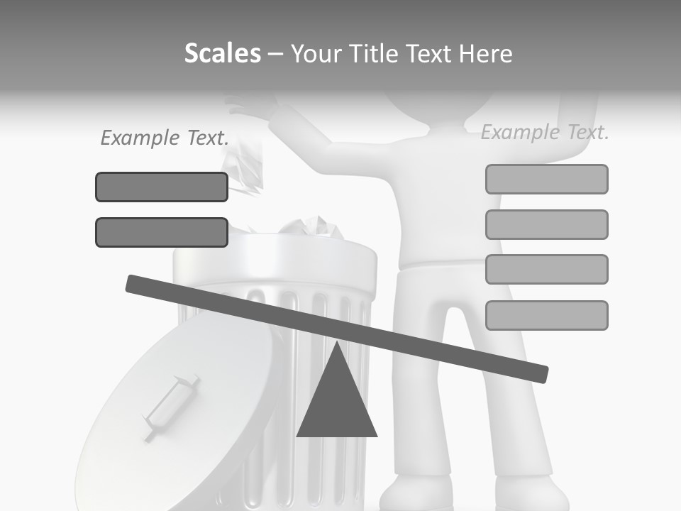 Ecology Container Grey PowerPoint Template