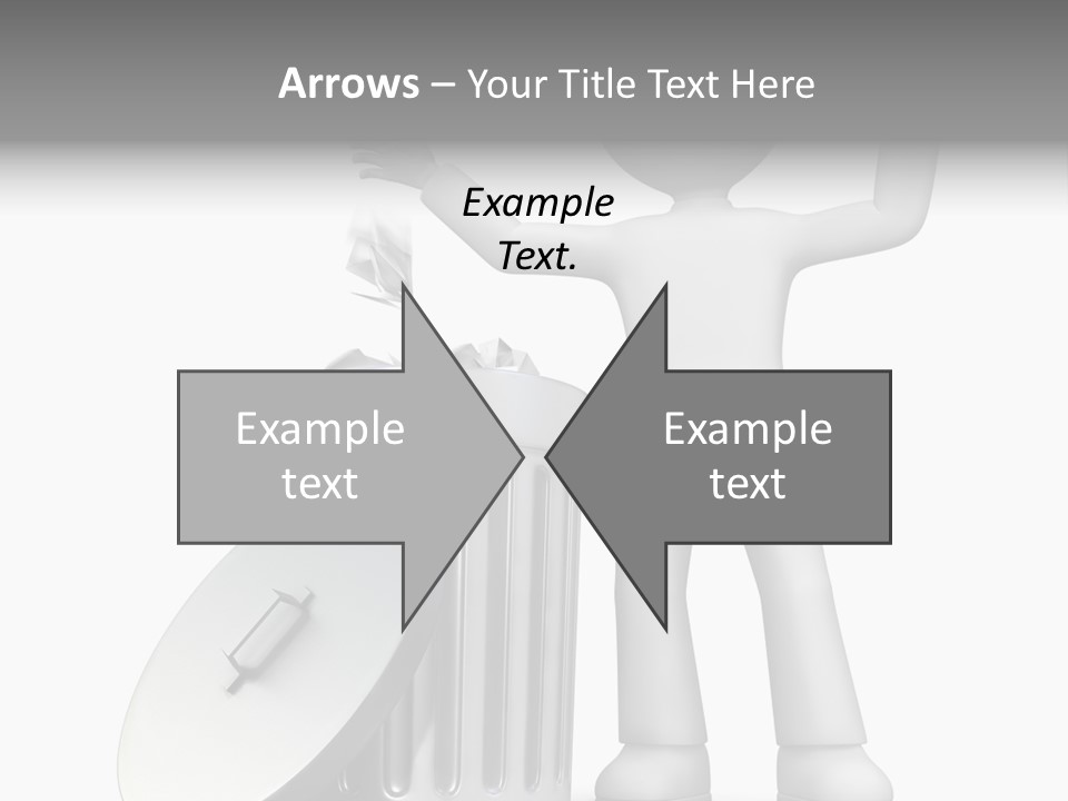 Ecology Container Grey PowerPoint Template