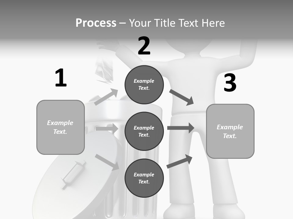 Ecology Container Grey PowerPoint Template