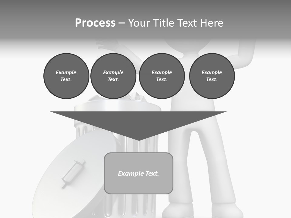Ecology Container Grey PowerPoint Template