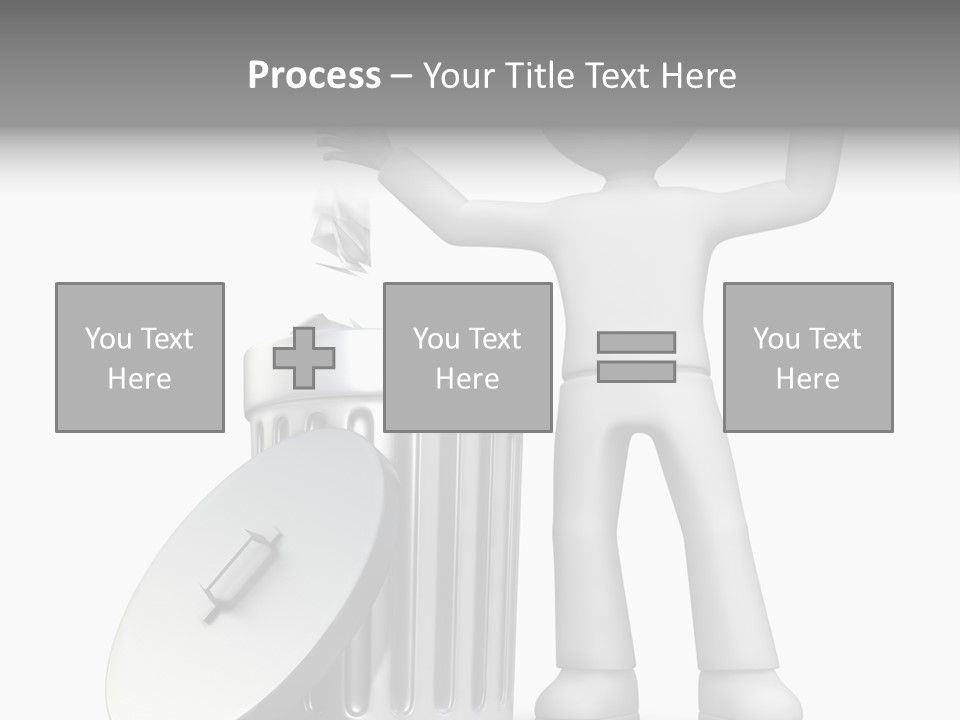 Ecology Container Grey PowerPoint Template