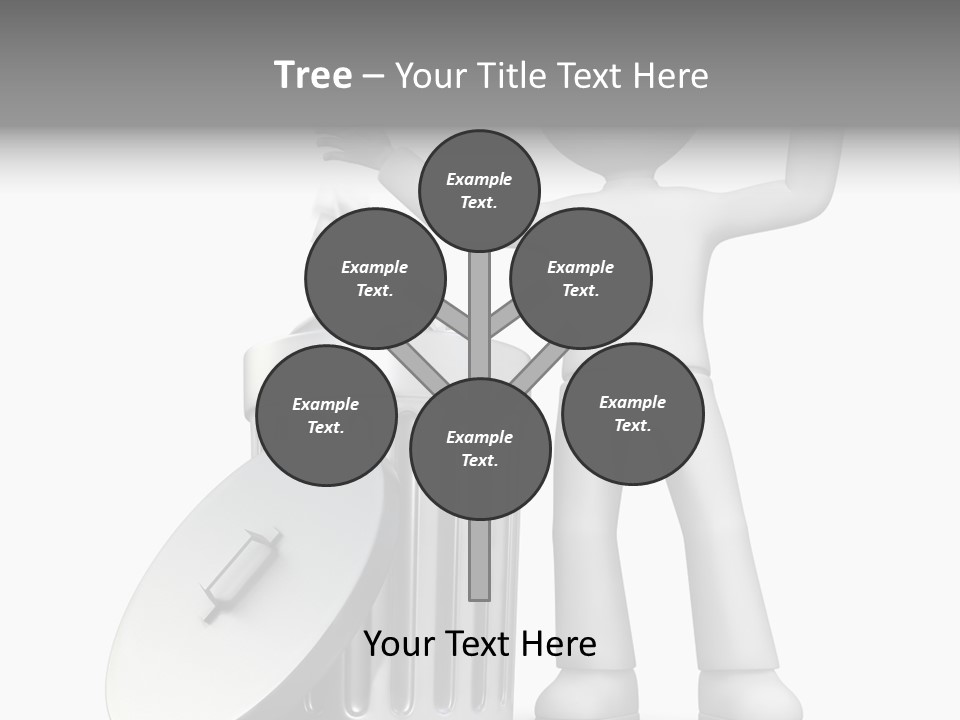 Ecology Container Grey PowerPoint Template