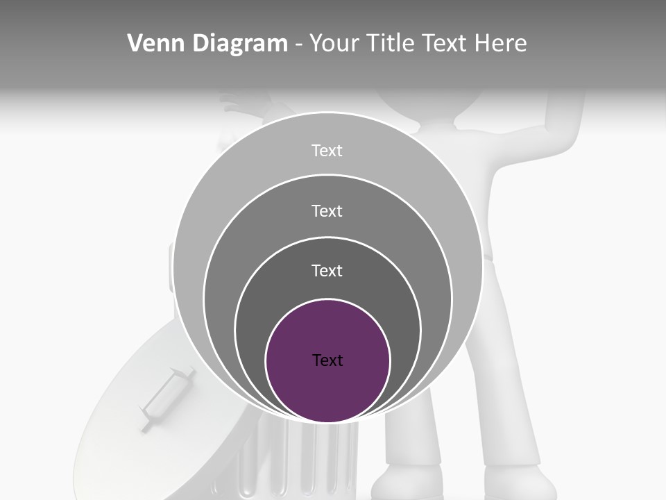 Ecology Container Grey PowerPoint Template