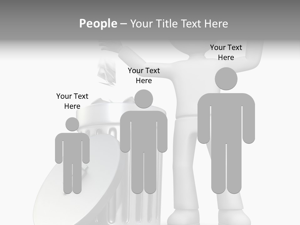 Ecology Container Grey PowerPoint Template