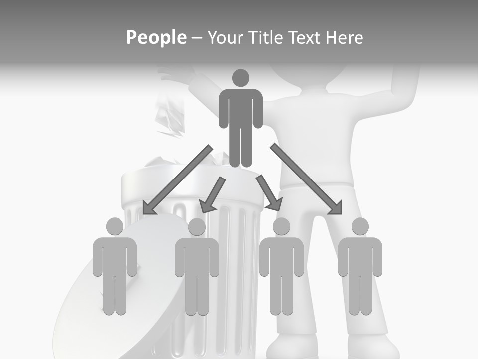 Ecology Container Grey PowerPoint Template