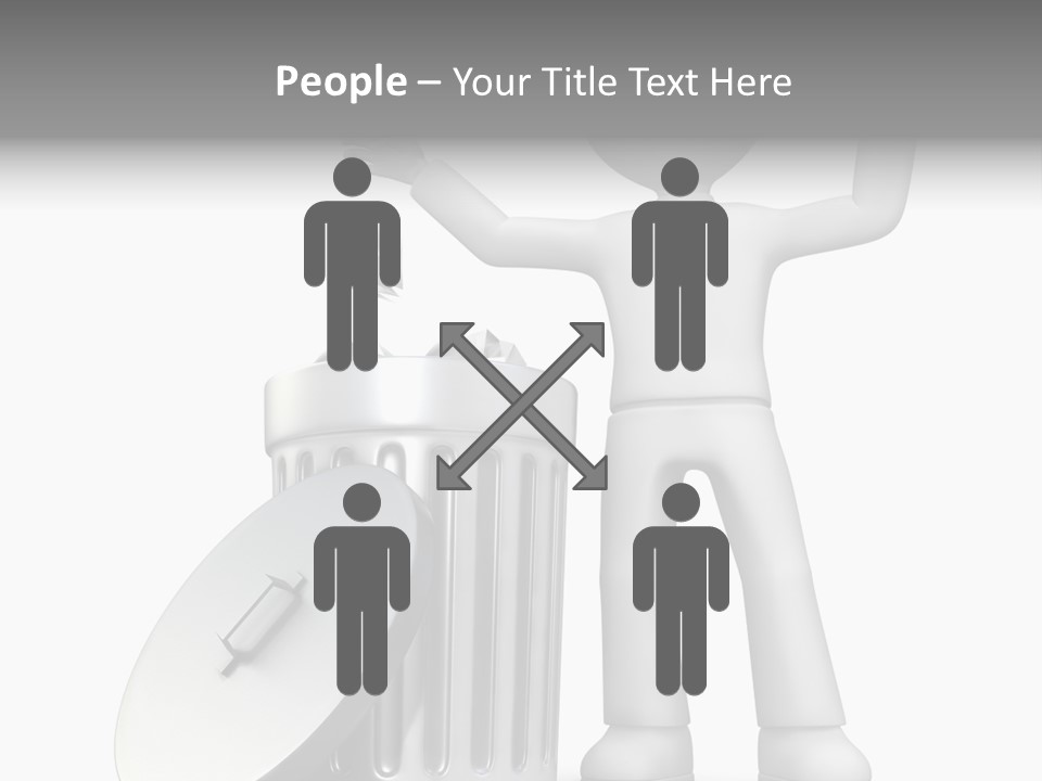 Ecology Container Grey PowerPoint Template