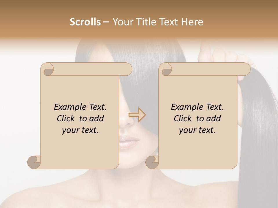 Styling Model Clean PowerPoint Template