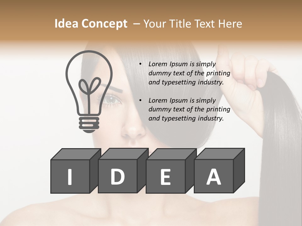 Styling Model Clean PowerPoint Template